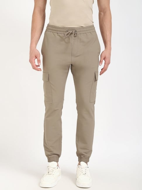 Calvin Klein Jeans Beige Skinny Fit Cargos