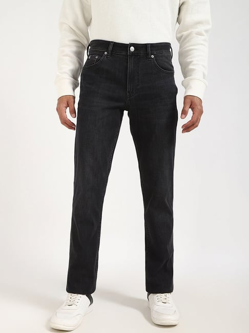 Calvin Klein Jeans Black Cotton Slim Fit Jeans-picture-23