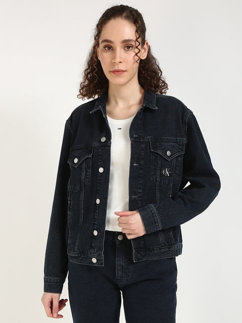 Consumer Protection Black Jean Jacket H&m Calvin Klein Jeans
