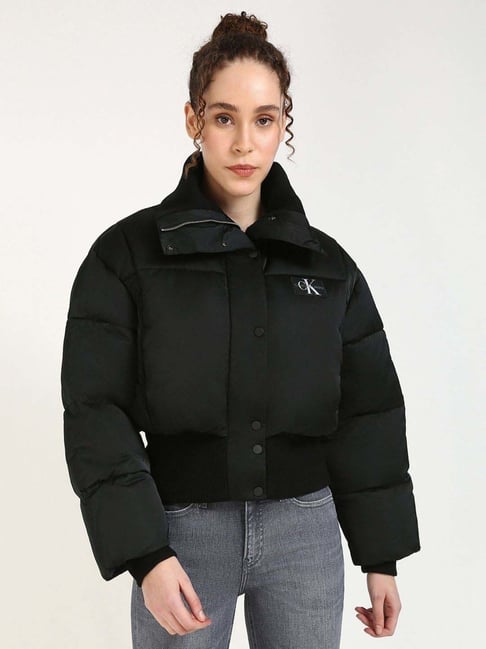 Calvin Klein Jeans Black Relaxed Fit Puffer Jacket