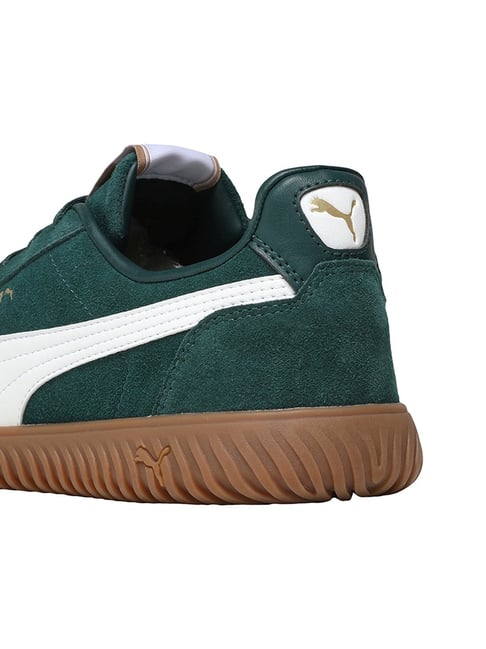 Puma Unisex Club Kayzer Suede Low Green Terrain White Sneakers