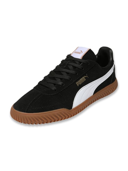 Black Astro Cup Suede Trainers Buy Puma Unisex Club Kayzer Suede Low Black  White Sneakers