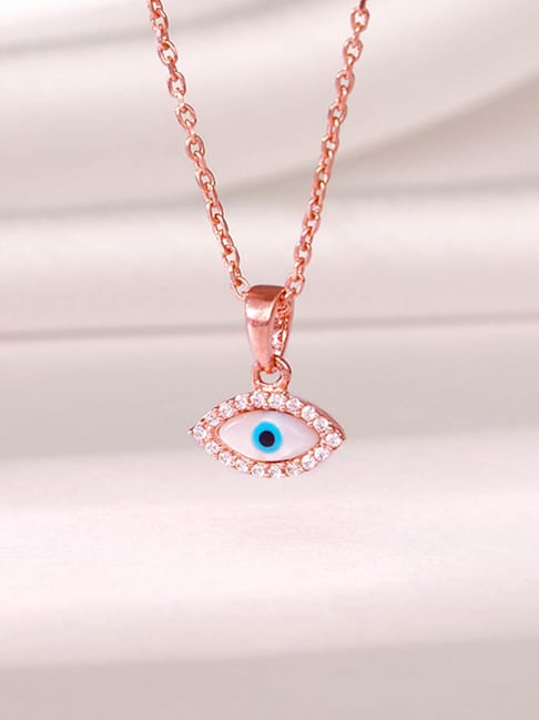 GIVA 925 Sterling Silver Rose Gold Pendant for Women-picture-40