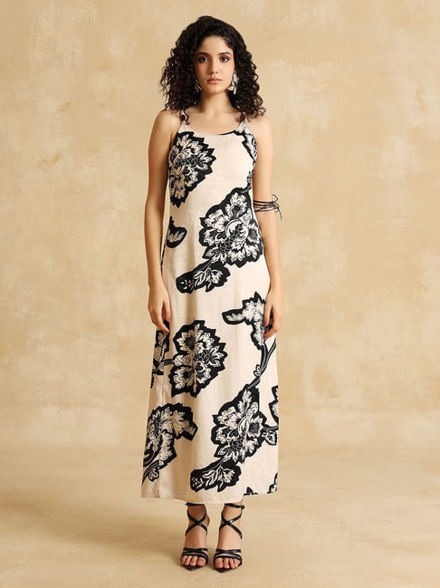 haven maxi dress Haven Maxi Dress Noir Polka