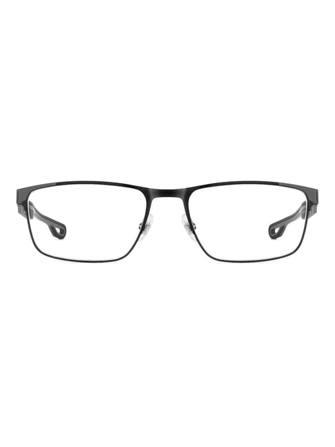 Carrera Black Grey Rectangular Optical Frames for Men - Main Image