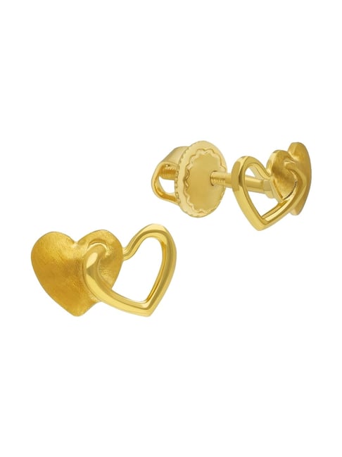 Malabar Gold and Diamonds 18k (750) Yellow Gold Earring for Women