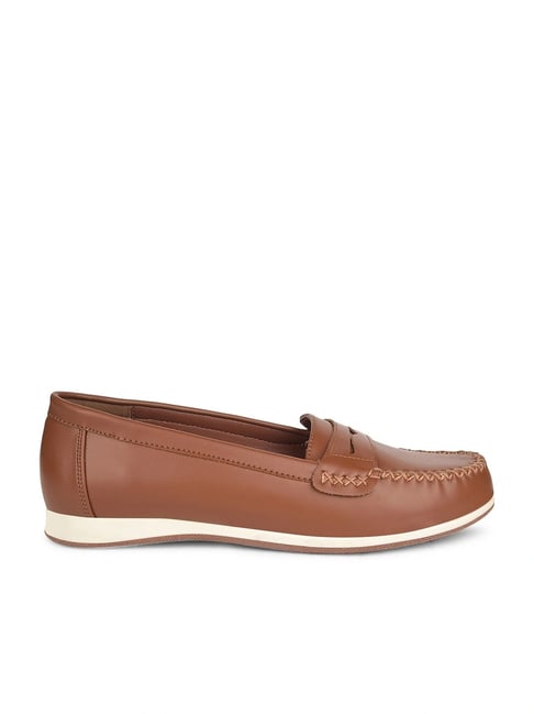 Bata Women's Tan Loafers-picture-41