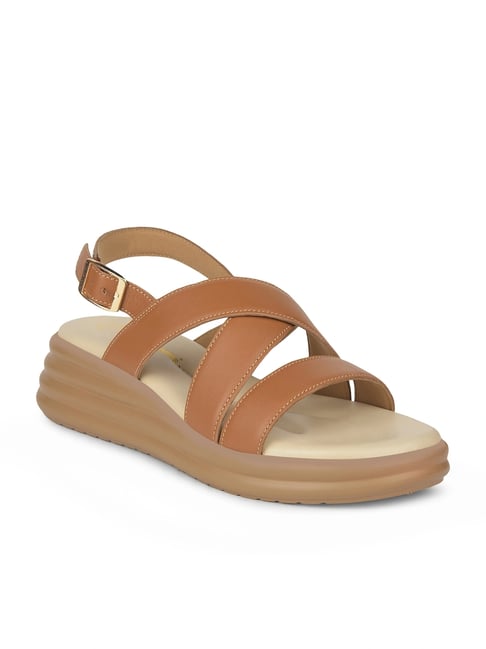 Hush Puppies Women's Tan Back Strap Sandals-picture-16
