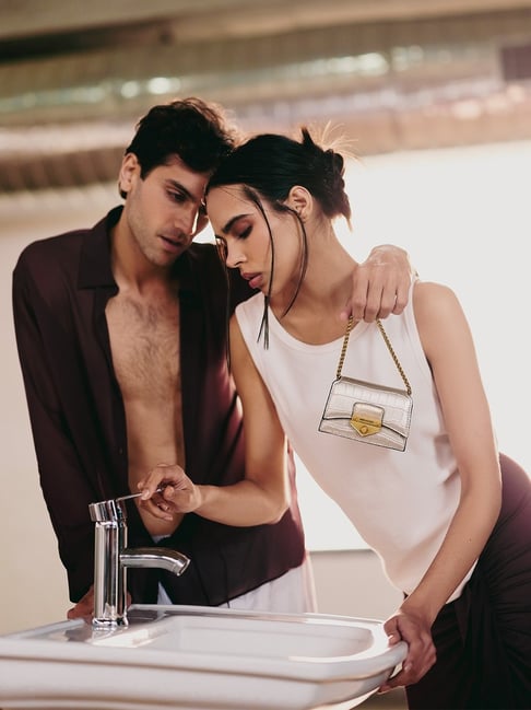 Miraggio Anna Golden Animal Effect Small Cross Body Bag