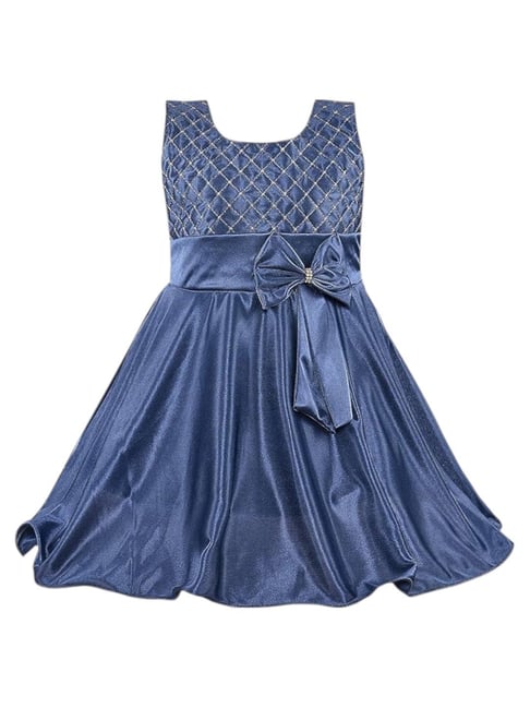 Wish Karo Girls Blue Party Dress