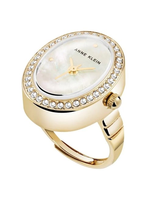 Anne Klein AK5128RINGMPW Ring Watch Analog Watch for Women