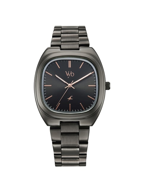 fastrack fv30004qm01w vyb aviator analog watch for men