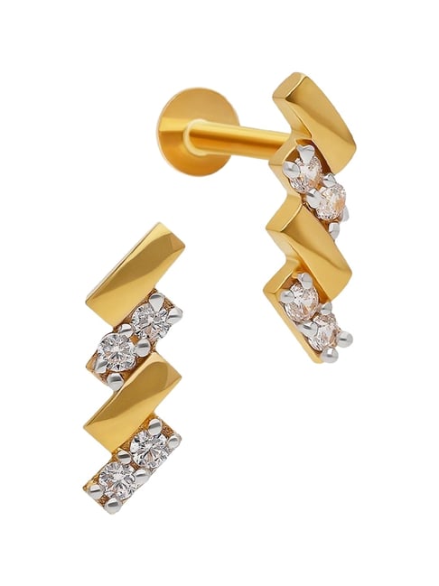 Malabar Gold and Diamonds 22k (916) Yellow Gold Earrings for Women