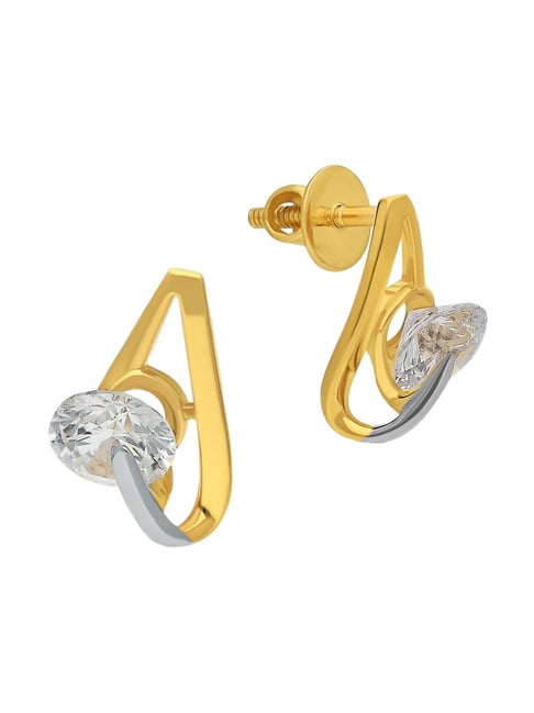 Malabar Gold and Diamonds 22k (916) Yellow Gold Earrings for Women-picture-46