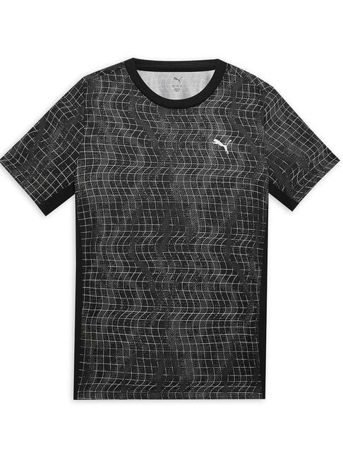 Puma Kids Black Printed Regular Fit T-Shirt-picture-42