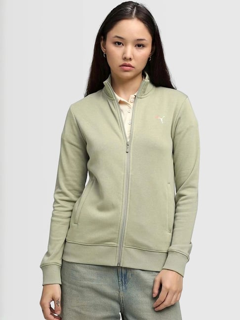 Puma Green Cotton Regular Fit Jacket-picture-19