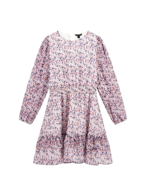 Guess Girls Multi-Color Printed Dress