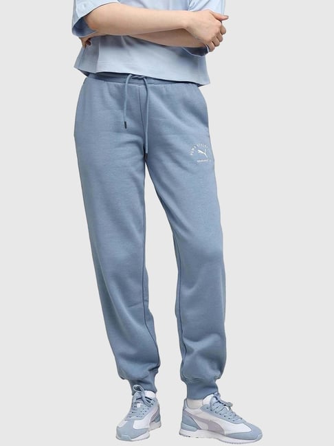 Puma Blue Comfort Fit Trackpants-picture-47