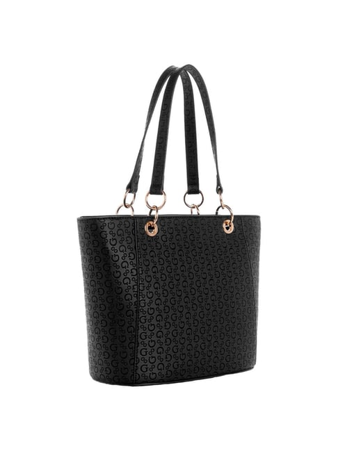 Shoulder Bag Shopper Kamryn Logo Impresso Guess Zakaria Black Logo