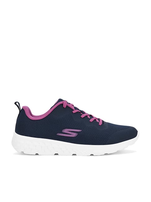 Skechers Girls GO RUN 400 Navy Running Shoes