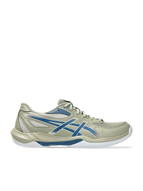Asics Men's GEL-ROCKET 12 Khaki Winter Sea Indoor Court Shoes
