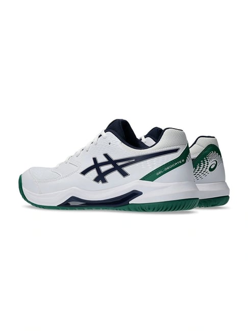Asics Men's GEL-DEDICATE White Midnight Tennis Shoes