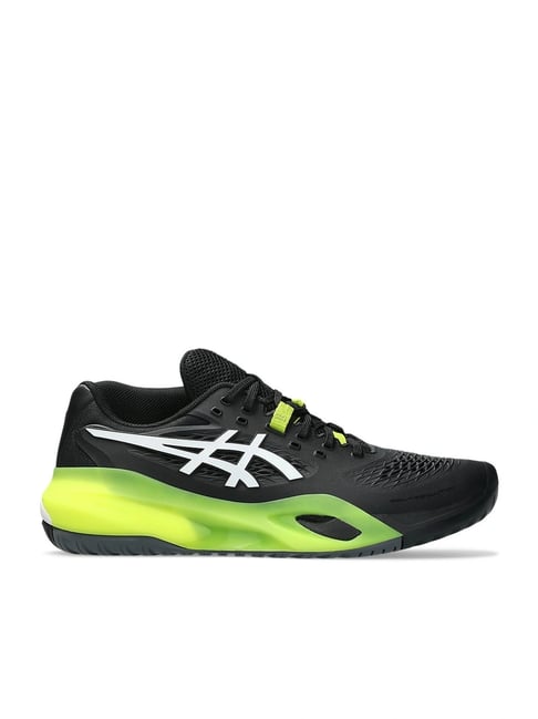 Asics Men's GEL-RESOLUTION X Black White Tennis Shoes