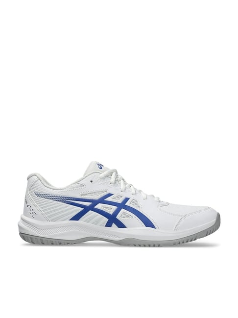 Asics Men's COURT SLIDE White Dark Cobalt Tennis Shoes