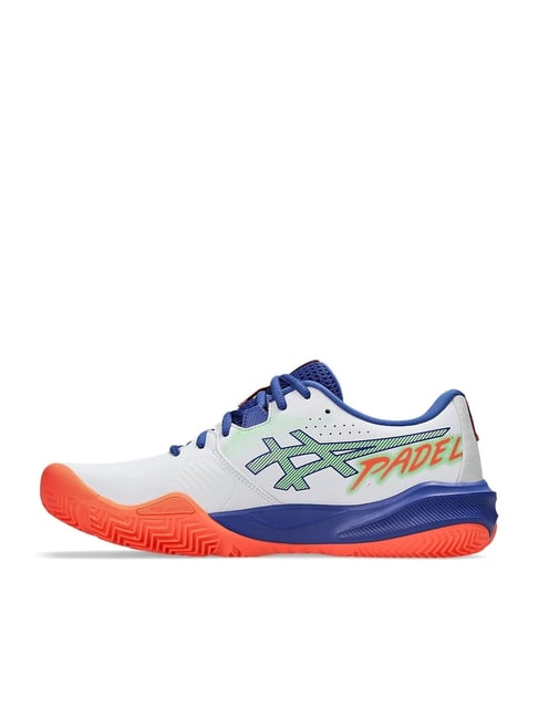 Buy Asics Men's GEL-CHALLENGER 15 PADEL White Vivid Coral Tennis