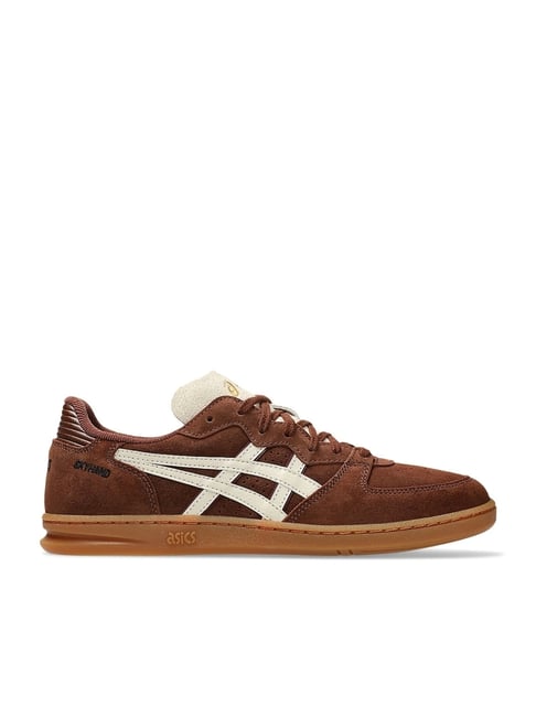 Asics Men's SKYHAND OG Reddish Brown & Oatmeal Sneakers-picture-39