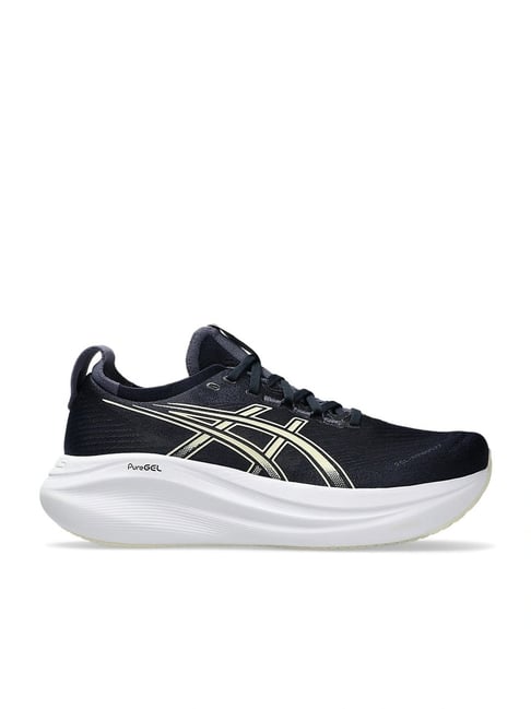 Asics Men's GEL-NIMBUS 27 Midnight Vanilla Running Shoes
