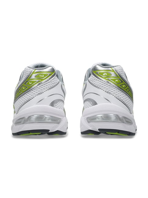 Asics Men's GEL-1130 White Green Apple Sneakers
