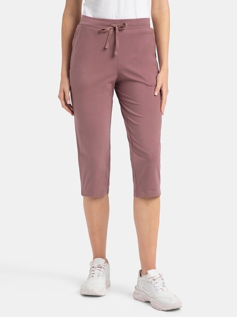 Jockey Burnt Rose Plain Capris