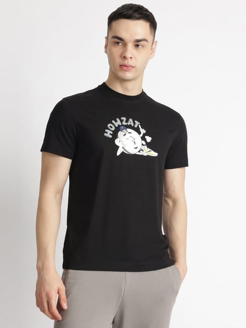 Reebok Black Cotton Regular Fit Printed Sports T-Shirt-picture-19