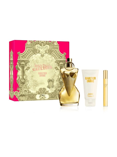Jean Paul Gaultier Divine Eau De Parfum, Body Lotion & Travel Spray Gift Set