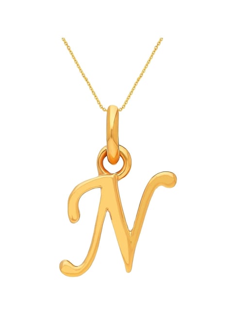 Malabar Gold and Diamonds 22k (916) Yellow Gold Pendant for Women