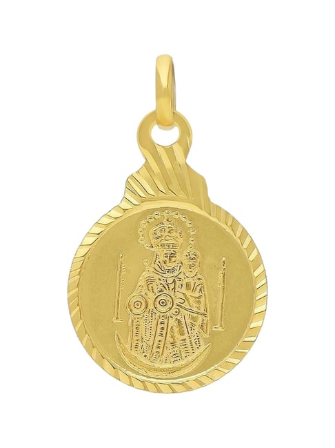 Malabar Gold and Diamonds 22k (916) Yellow Gold Pendant for Women