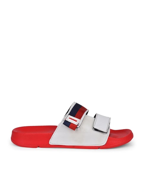 Bata Men's Red Slides-picture-46