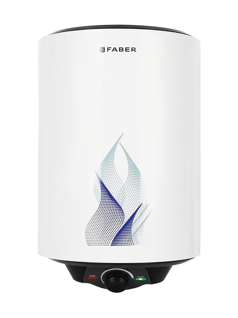 Faber White Temperature Control Auto Cut-Off Storage Wall Water Heater  (15 L)