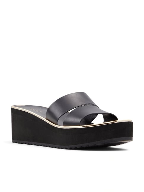 ALDO Women's Black Slides