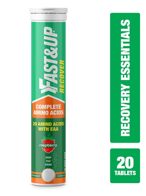 Fast&Up Recover Essential Amino Acid Tablets for Muscle Recovery - 20 Tablets