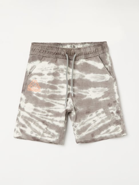 Kappa Boys Grey Cotton Printed Shorts