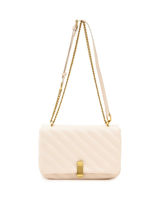 Miraggio Inez Ivory Quilted Medium Leather Cross Body Bag-picture-10