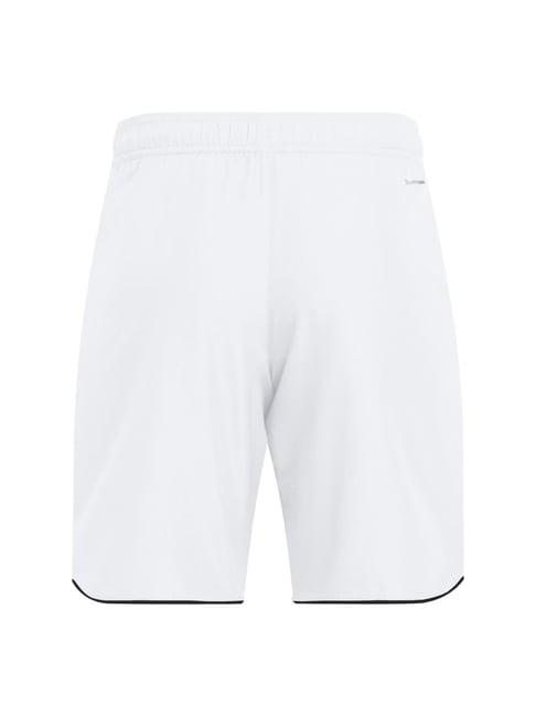 Adidas White Regular Fit Sports Shorts