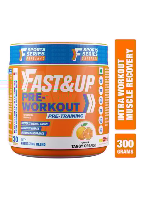Fast&Up Pre-Post Intra Workout Supplement - Orange - 40 Servings
