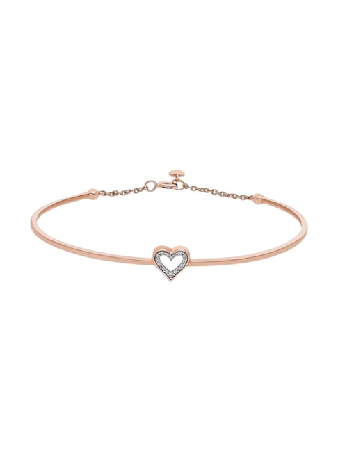 Malabar Gold and Diamonds 18k (750) Rose Gold Bangle for Women