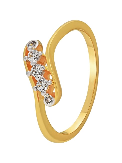 Malabar Gold and Diamonds 22k (916) Yellow Gold Ring for Women-picture-13