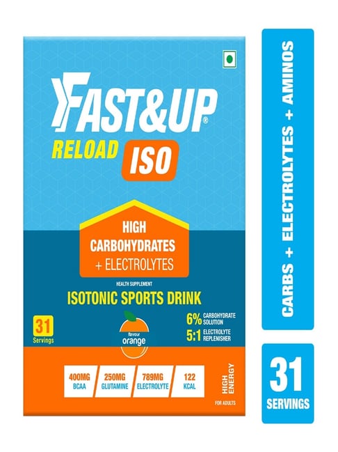 Fast&Up Reload Isotonic Energy Drink - 31 Servings - Orange