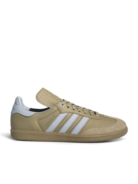 Adidas Originals Unisex HUMANRACE SAMBA Green Sneakers-image-23