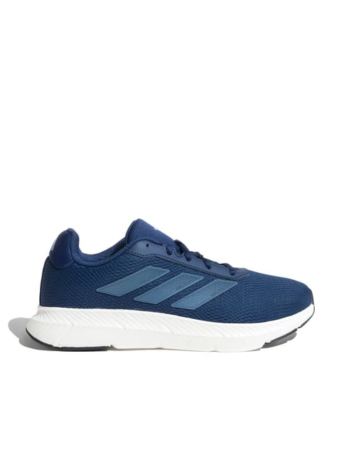 adidas Men's AirHustle Blue & White Running Shoes-picture-33